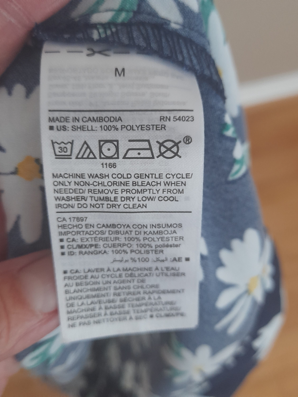 Old Navy Navy Daisy Midi Dress - Picture 10 of 11